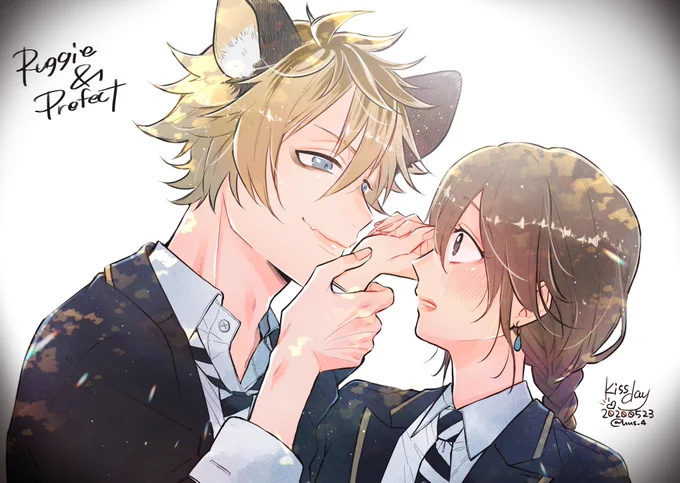 #twstプラス

?寮でキスの日 