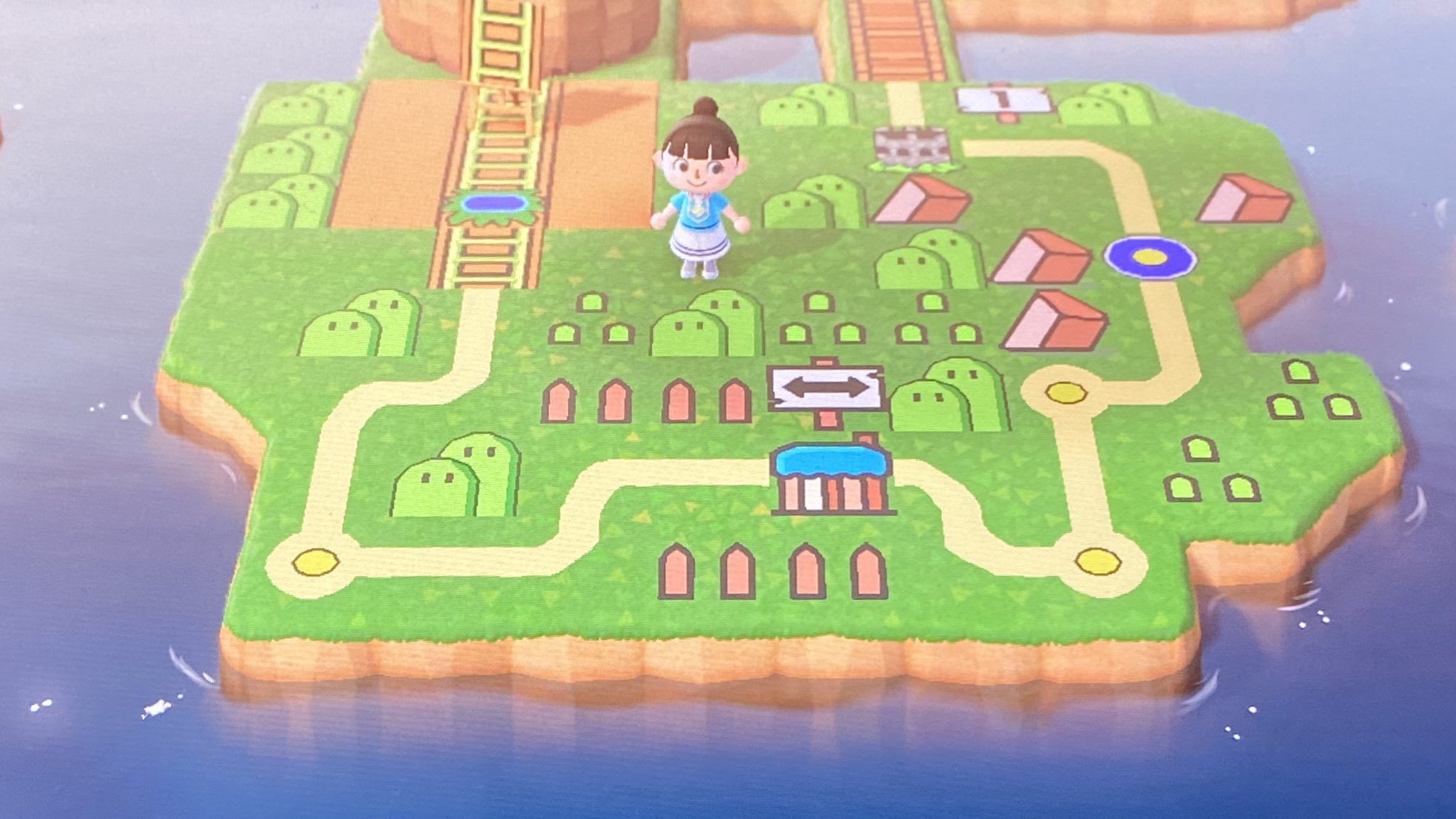 【ふーみん】どうぶつの森、スーパーマリオワールド あつ森】まさにスーパーマリオワールド！任天堂公式の島がすごい