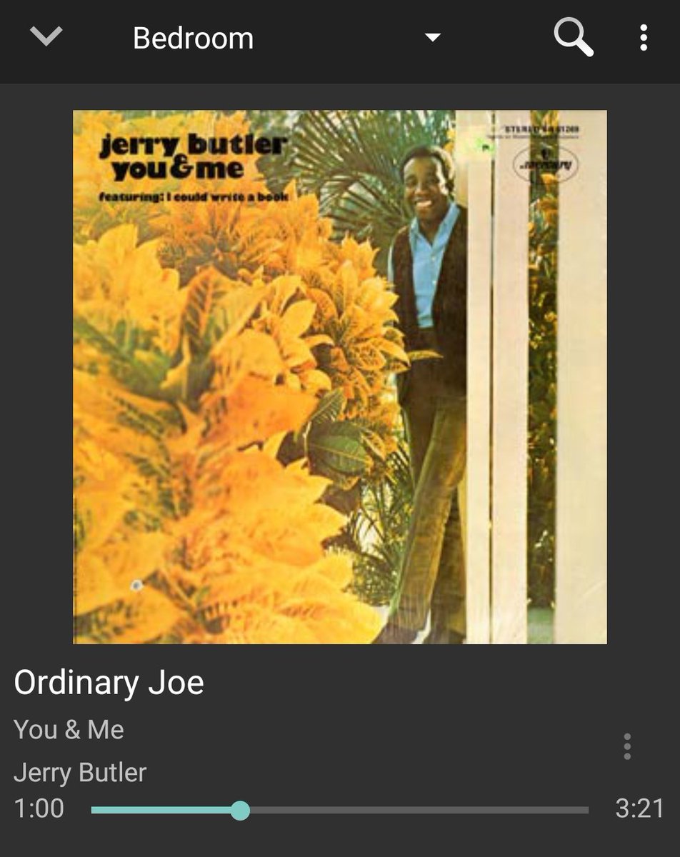 Starting the day out on a musical thread, that ends with the  @discogs #1 selling album for March 2020. We begin with this version of Ordinary Joe from 1970 by the "Iceman" Jerry Butler. Butler was the original lead singer of the Impressions and a solo star.  #discogs  #NowPlaying