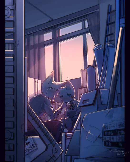 秘め事#キスの日 