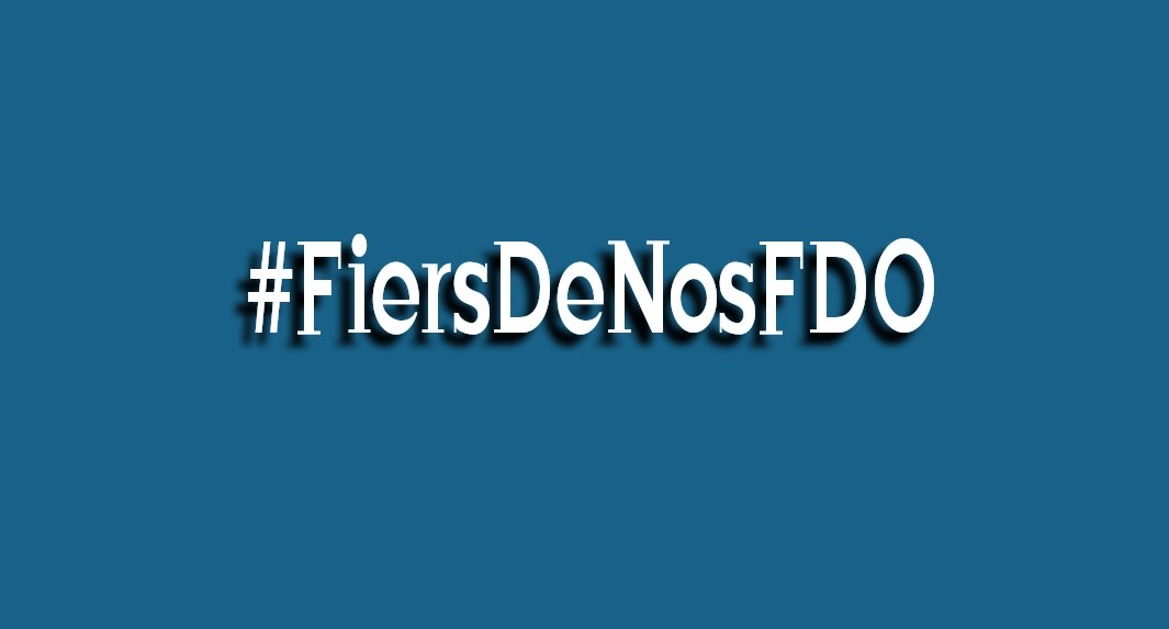 Si des personnes le souhaitent, je les invite à tweeter un message d'encouragement et de soutien avec le hashtag  #FiersDeNosFDO.