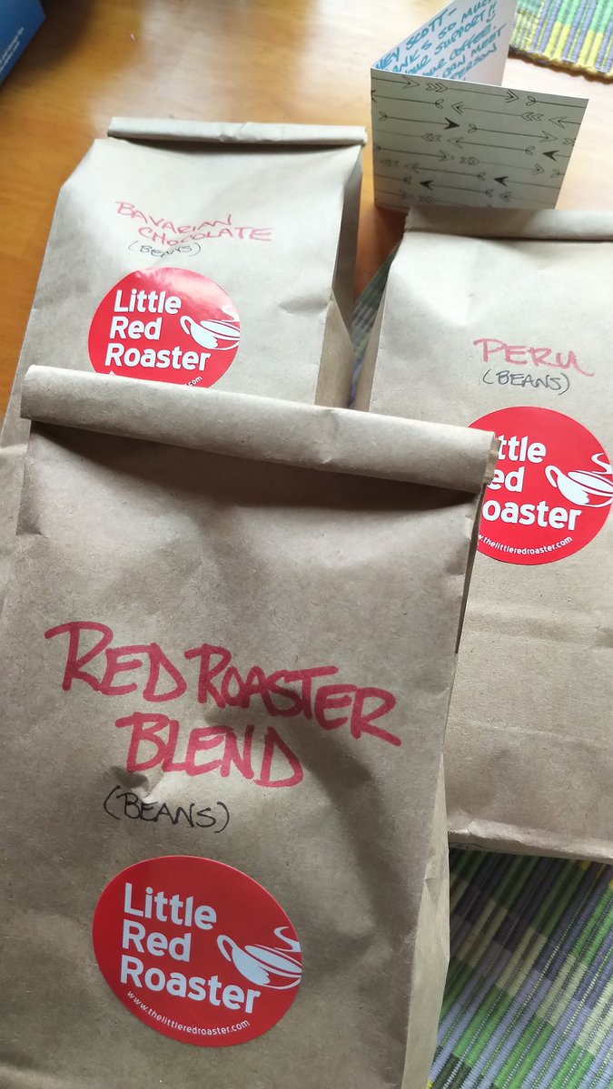 ScottatEmpyrean's tweet image. Thanks Miss @coraliew for the Little Red Roaster home delivery and your note!  #ldnont #loyal2localchallenge