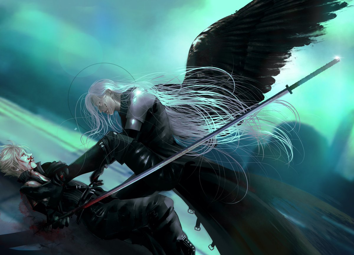 #FinalFantasyVII. #sephiroth. #sephirothxcloud. #sefikura. #finalfantasy7. 