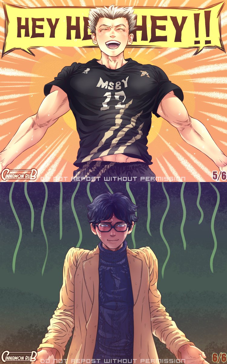 HEHEHE
💚🧡💛
(crossposted on my FB and IG. Just share from my accounts there.)
#Haikyuu #ハイキュー #AoFuta #AsaNoya #BokuAka