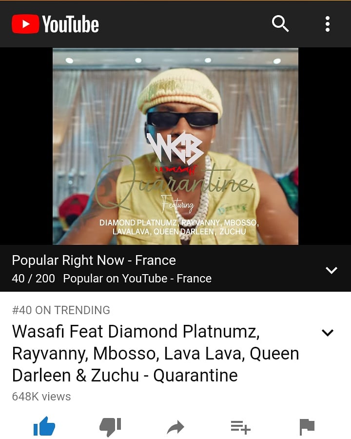 FRANCE IS WATCHING #QUARANTINE SONG BY <a href="/Wcbwasafi_/">Wcb Wasafi Official</a> FT <a href="/diamondplatnumz/">SIMBA..!🦁</a> <a href="/Rayvanny/">CHUI🐯</a> <a href="/Queen_Darleen/">Queen Darleen</a> <a href="/mbossoTz/">Mbosso</a> <a href="/iamlavalava/">Lava Lava</a> <a href="/officialzuchu/">Zuchu</a>