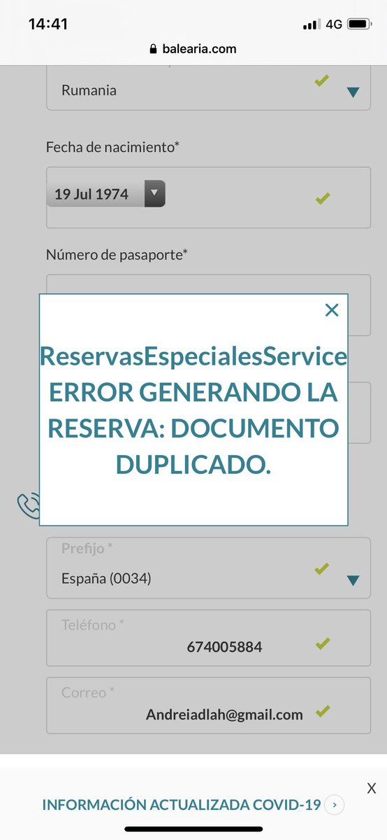 AndreiAdlah's tweet photo. @Balearia Each time I gor this message no matter the device https://t.co/ofx4KlLQCk