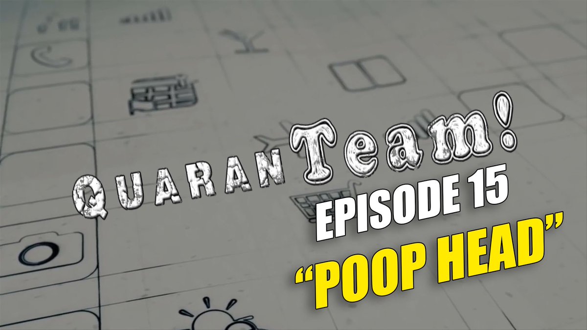 Episode 15 of QUARANTEAM! is live. "Poop Head" Check it out! <a href="/AdamSandler/">Adam Sandler</a> fans might appreciate this one. #QuarantineLife #comedy #AdamSandler #Zoom 
*LINK - youtu.be/C9_-O6ESt2g