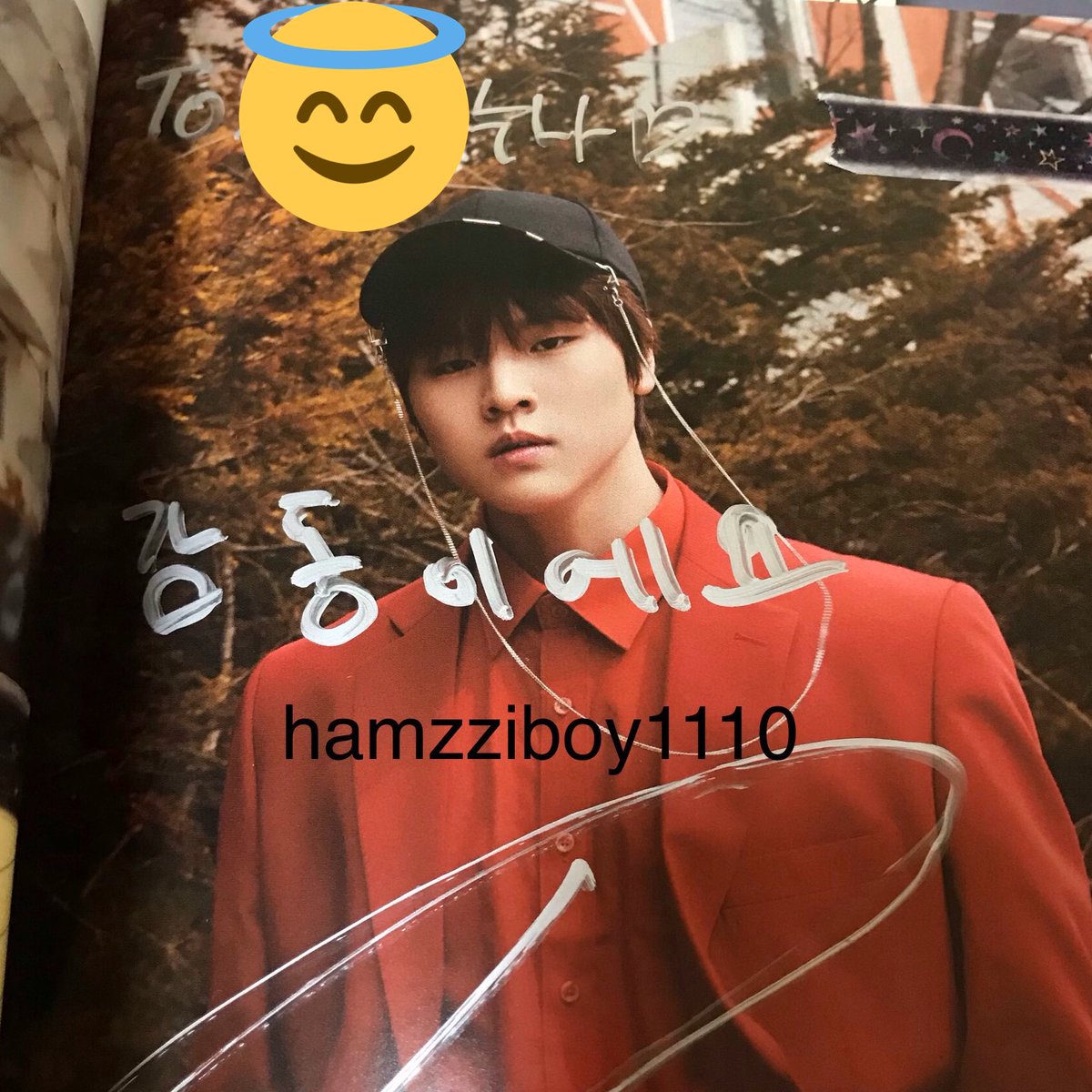 hamzzziboy's tweet photo. 자리앉자마자 도현이 천년돌이 뭔지 아냐고 물어봤는데 정확하게 “천년에 한번 나오는 돌” 이라고 답해서 도현이가 누나 천년돌이라고 해주니까 감동받아서 힝구표정 짓던 도현이 그리고 마지막에 지금 생각나는 한마디 써달라하니 감동이라고 써주던 도혀니🥰 #남도현은_말했다 https://t.co/twszuL0OiV
