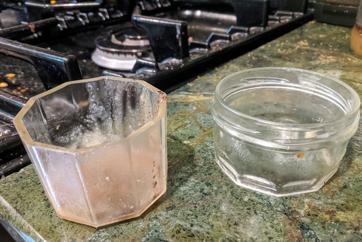 hbmichaels's tweet photo. Accidental science... I probably shouldn't be allowed in the kitchen. On the plus side, we have a new candle holder.  #kitchenfail #accidentalscience https://t.co/dTdD0u7Lht