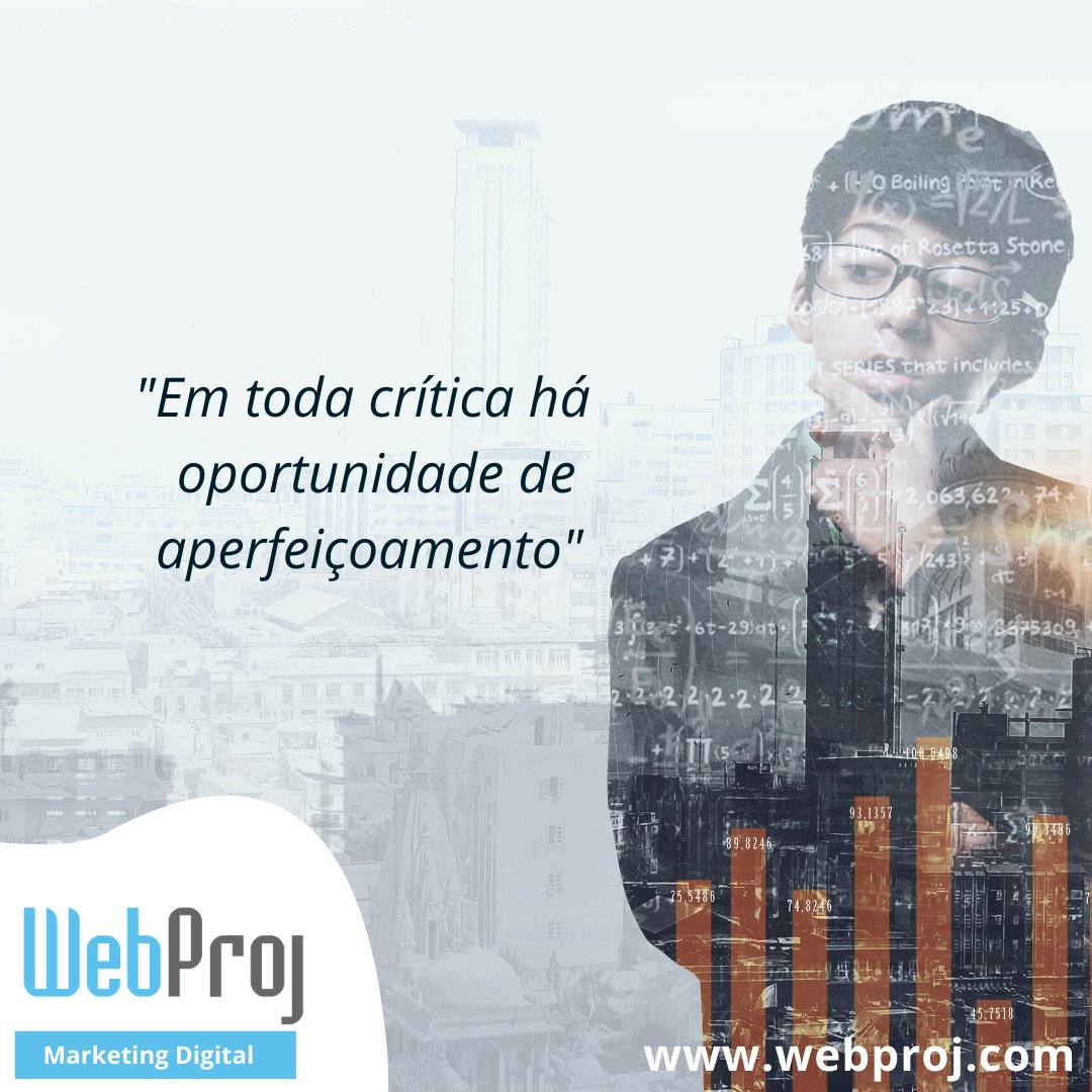 webproj's tweet image. "Em toda crítica há  oportunidade de aperfeiçoamento"

#empreender #sebrae #inspiração #empreendedora #negócioonline #5amclubbr #empreendedorismo #empresario #empresa
