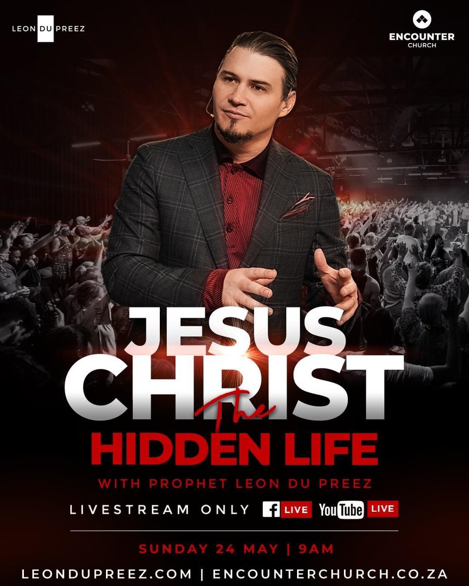 leondupreez's tweet photo. What if I told you that Jesus lived a HIDDEN LIFE⁉️😱

Have you ever wondered what Jesus did during His first 30 YEARS of HIDING, before performing His first miracle❓

Join me LIVE tomorrow morning as I reveal THE HIDDEN YEARS and LIFE of Jesus! 👉🏼 PROVEN by scripture❗📖 https://t.co/4iNGdww5fS