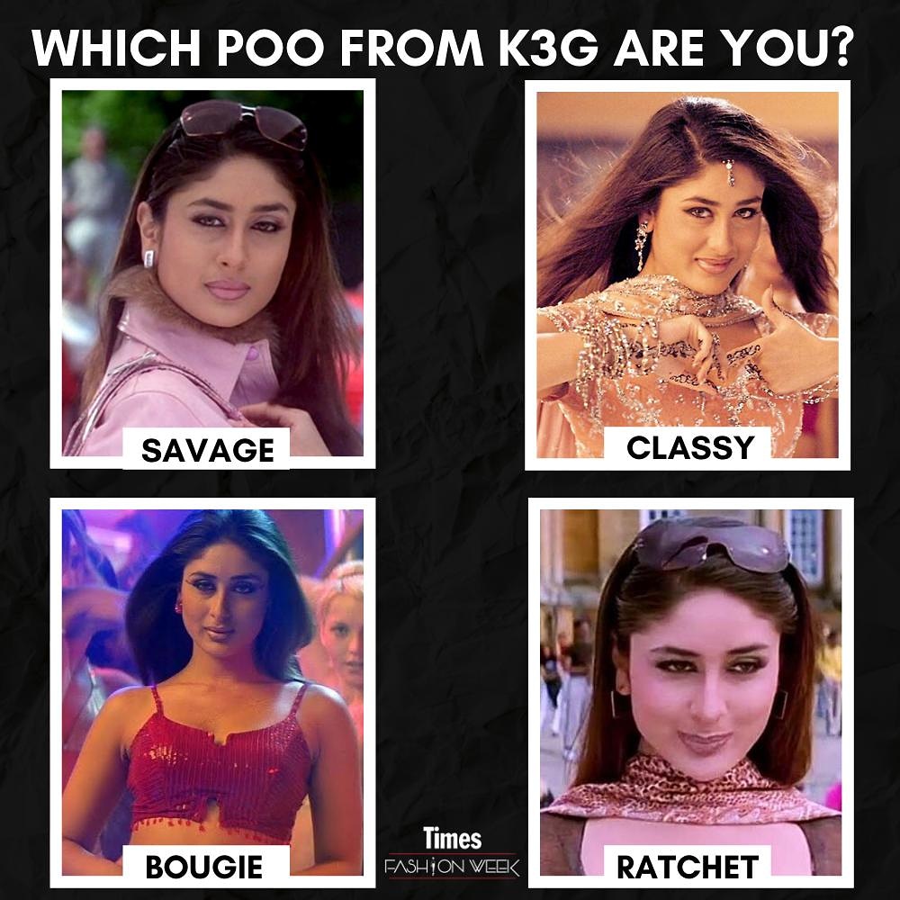 TimesFashionWk's tweet photo. Are you channeling your inner poo? Mention in the comments below 👇
#KareenaKapoorKhan #Quaranmemes #quarantine #TFWQuarantineClub #KareenaKapoor #Bollywood #K3G https://t.co/jt89ILmmzP