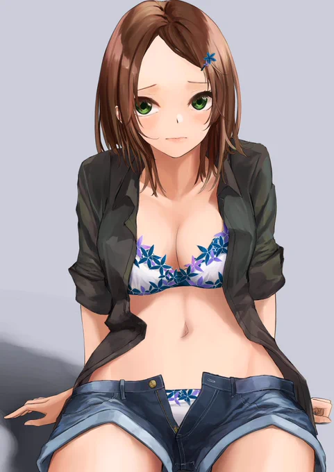 目が軽く隠れてるのも、おでこ出してるのも、いい 
