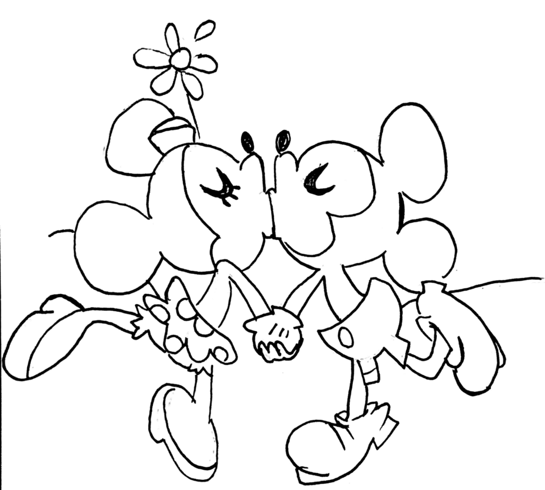 くるみ キス描きました ミッキーとミニーの模写練習です リドローok Sensei Pixiv今日のお題 キス イラスト好きな人と繋がりたい 絵師さんと繋がりたい T Co 65bp8zmyua