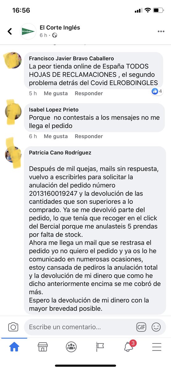 mayaddimova's tweet photo. ¿Es una nueva forma de #marketing del #ElCorteIngles ?  Son muchos comentarios negativos.🤷🏻‍♀️ https://t.co/JKlOHwi8fB
