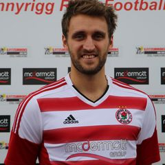 OfficialCatchup's tweet photo. 🗳️ Listener's Team. 

Congrats to @BonnyriggRose defender @EwanMoyes - who has voted the first of our centre back pairing. 

The big man has been a stalwart of the Rose defence over the years and is a threat from set plays.

Ewan made 26 appearances, scoring 5 times. 🌹 https://t.co/E6kIpltMWd