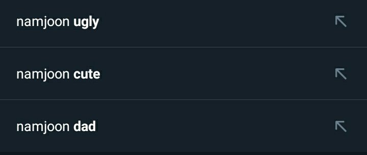 95vanta_e's tweet photo. saw this somewhere and help us clean the searches again. 

Spam with "NAMJOON BEST LEADER"💜 https://t.co/QeNpyGKJP4