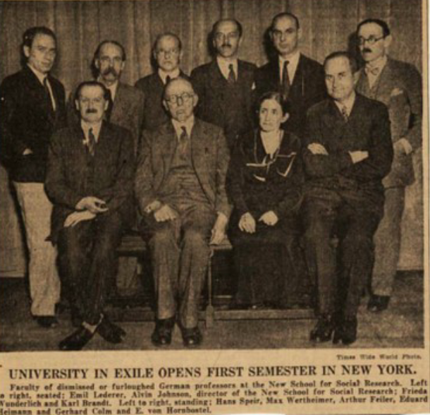 10/n Went to US in 1938, thought safer to stay. Like many migrants, settled at New School, set up a NBER econometrics/math econ seminar attended by Arrow, Chernoff, Christ, Haavelmo, Anderson, Rubin, Klein & his future grad students Modigliani and Patinkin  https://twitter.com/Undercoverhist/status/1264161029572964352
