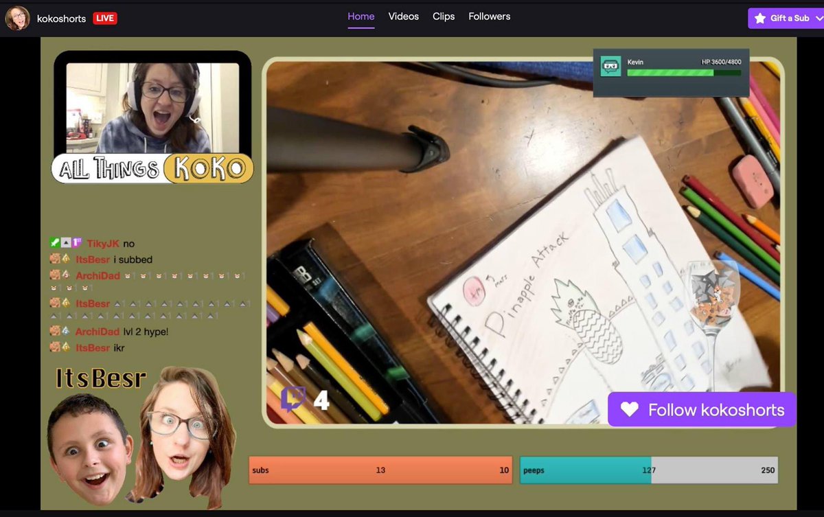 kokoshorts's tweet photo. 🌟I surpassed my goal of 10 subscribers last night!!! Thank you so much to everyone who made this happen!! I currently have 🌟13 🌟😱subscribers and a bunch of smiles ❤️

#twitch #twitchstream #creativestream #art #drawing #subscribers #kokoshorts https://t.co/uQ4eVFaYAT