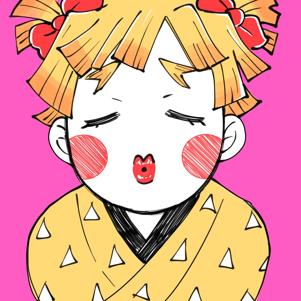 キスの日 アイコンこれでいいか 鮎 原稿 のイラスト