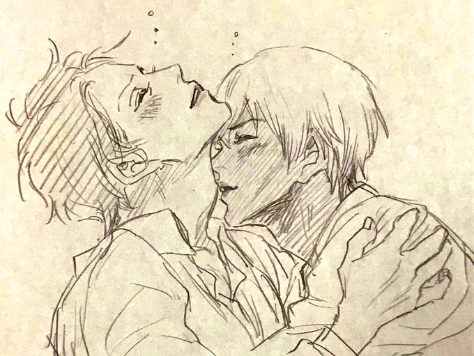 キスの日!!らしいですね!!滑り込みセーフ!!付き合ってない安赤が酔っ払いすぎてるやつ。翌朝後悔するやつ🥰 
