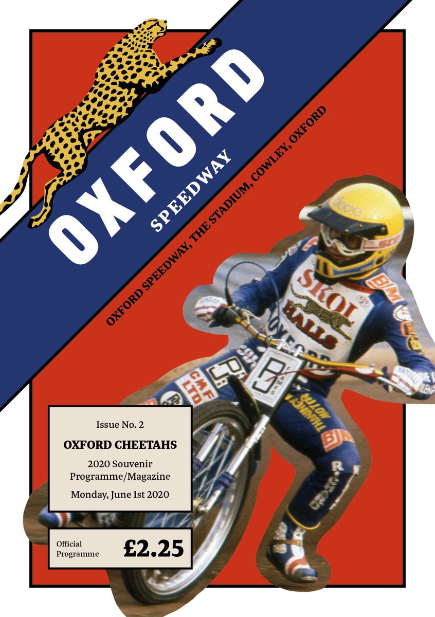 OxfordSpeedway's tweet photo. ISSUE 2! 👍

Out on Monday 1st June – but order now!

✅ Interviews with Marvyn Cox &amp; Derek Harrison  

✅ Hans Nielsen wins the two-day World Final in Holland 

✅ Nigel Pearson’s Cowley memories

✅ Cult hero - Jens Rasmussen

PLUS MUCH MORE!

Order ➡️ https://t.co/vo8ok8mM1b https://t.co/Mm0CyHMrVt