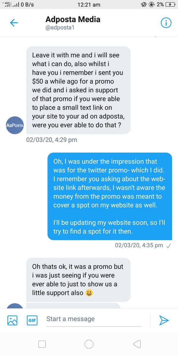 This was 8 months later, after we tried to run another promo, but I didn& #39;t have proof the client came through so AP was reluctant to send the $. I said that was fair and I was willing to cop the loss as it was my error.