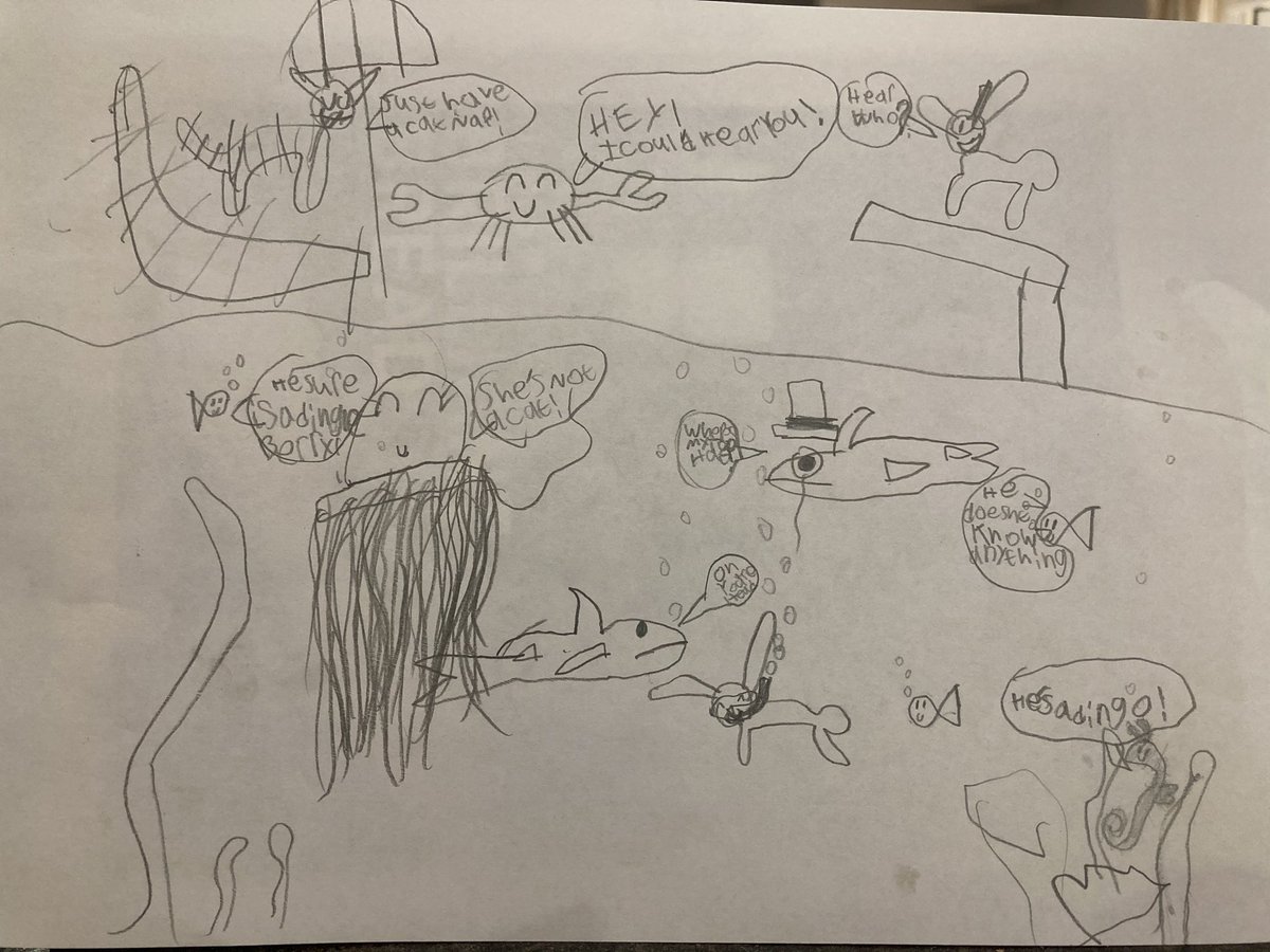 JoAlexander79's tweet photo. By Phoebe, 7 @noelfielding11 #noelsartclub https://t.co/ByJOYa514a