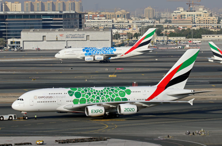 AirportWebcams's tweet photo. NEWS: Emirates president denies the airline will withdraw 40+ Airbus A380s, but says all may not be back in service until the post-#Covid19 recovery is complete, possibly not before 2022. https://t.co/8XXx9ye2kL https://t.co/z61CkXZ7pq