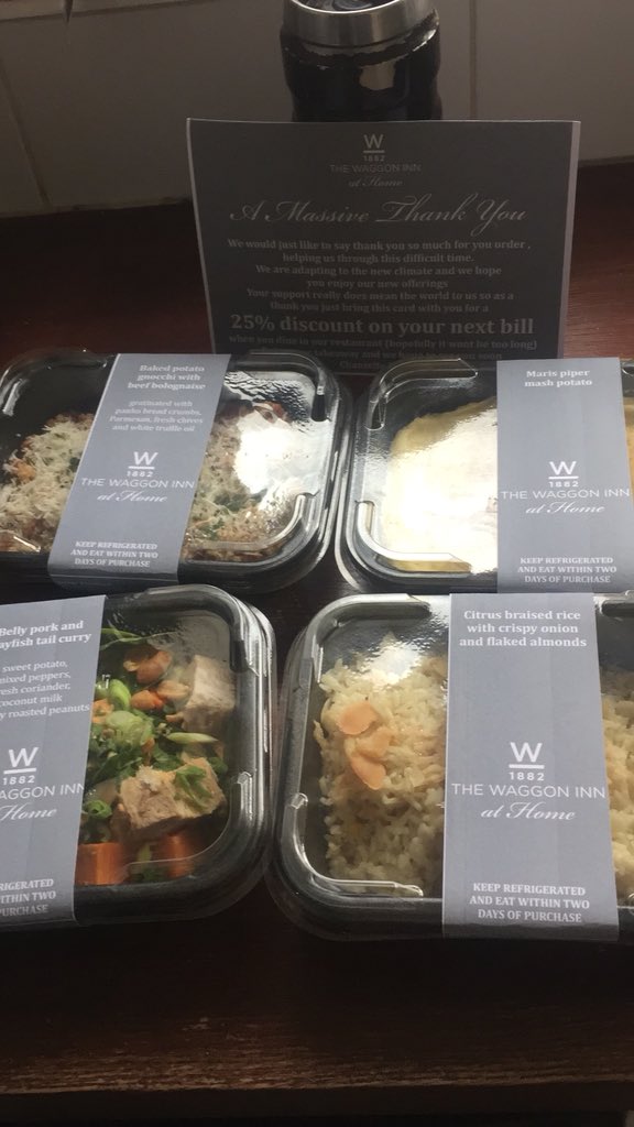 Big thanks to <a href="/Waggonuppermill/">TheWaggonInn</a> for the food can’t wait to try the curry.