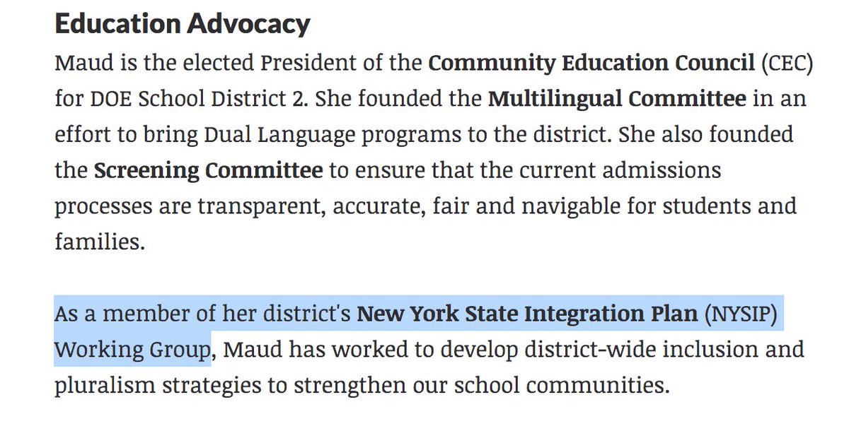 Even though they opposed every conceivable strategy to integrate schools, PAT insisted that they did not oppose the principle of school integration.PLACE leaders use the same playbook today. One of them, CEC2 Pres. Maud Maron is even on an integration working group. (5/8)