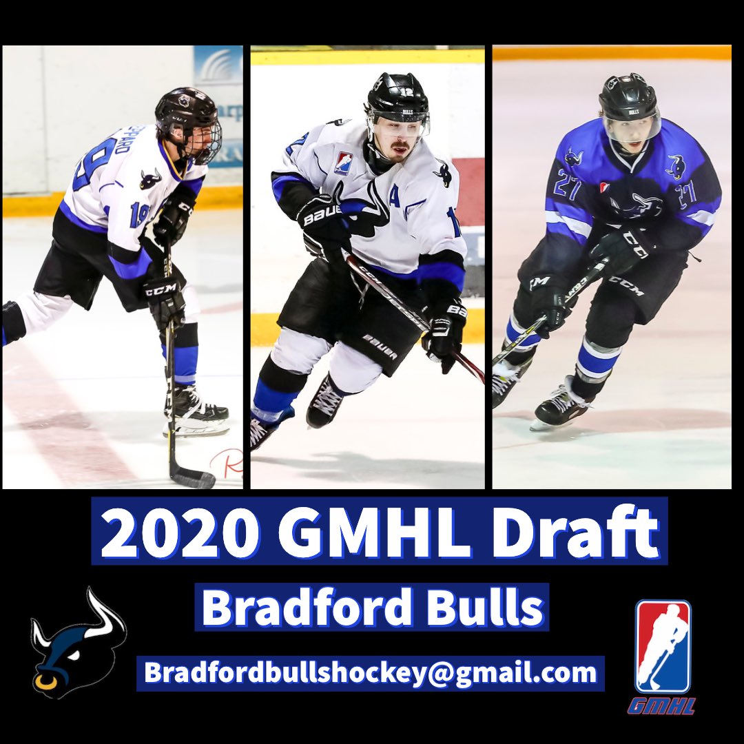 BullsJRAHockey's tweet image. The 2020 GMHL Draft is now live. The Bulls will be announcing their picks round by round. #DraftWatch #BleedBlue