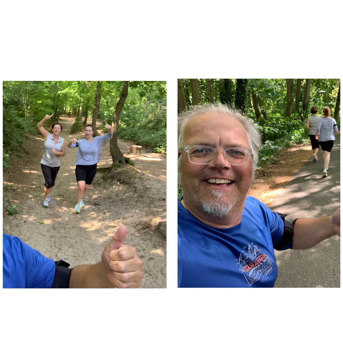 joskeijsper's tweet photo. Even de kuit testen door een rustig rondje te hobbelen met de allerleukste @loopmaatjes! 🥰!#heiloo #bos #rustig #lopen #test #kuit #ginggoed https://t.co/mfYmrC1QE4