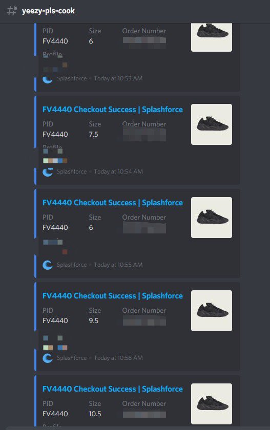 First checkout size 17 🤣 Almost shit my pants lmao s/o @TheOilCopUS @TheOilCop @TheOilEdu proxy: @TheOilProxy Ty: @Splashforcebot