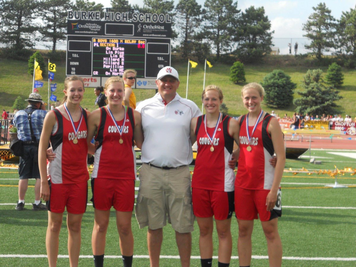 CoachMSwartz's tweet photo. Two favorite Burke moments. 2011 4 x 400 relay gold and Morgan’s 2014 Vault Championship! @nsaahome @k33shaw @shawesome_43 @Harms_8 @MorganBlake14 https://t.co/U3tQM4RMdY