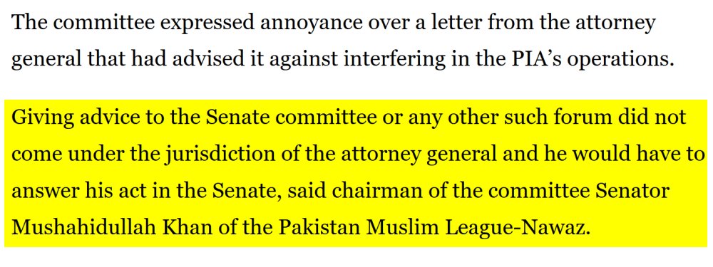 When Attorney General reinstated that Senate committee shouldn't intervene to avoid the contempt of court as SC had already decided PIA employees fake degrees case, Mushahidullah took it very very personally: