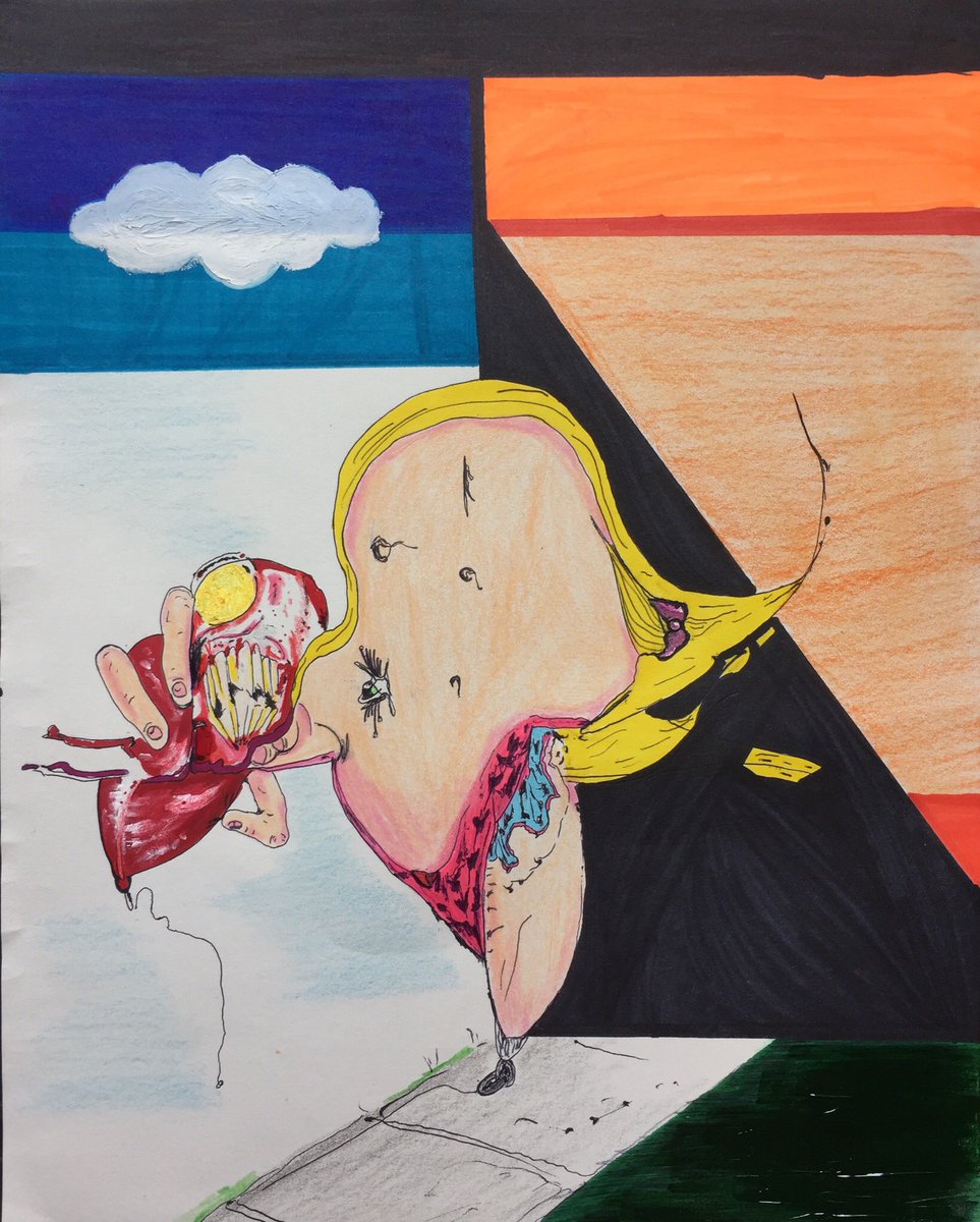 CLI_Creative's tweet photo. “Girl Holding a Balloon” - a very old sketch recently colored. https://t.co/3W2xBRWSGT