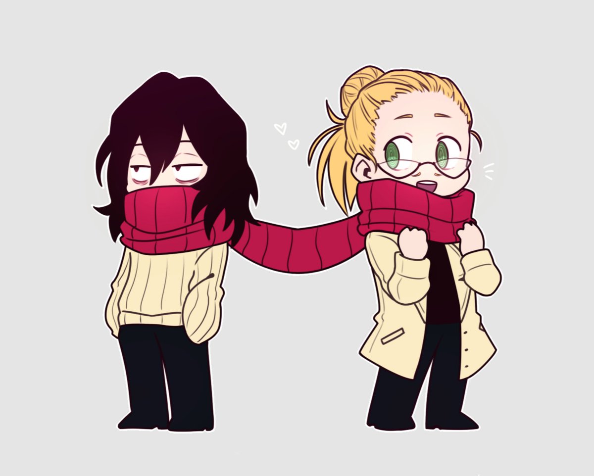 I don't think I've posted these on tumblr or anywhere else but these were my first erasermic fanarts ?? #EMtreasure 