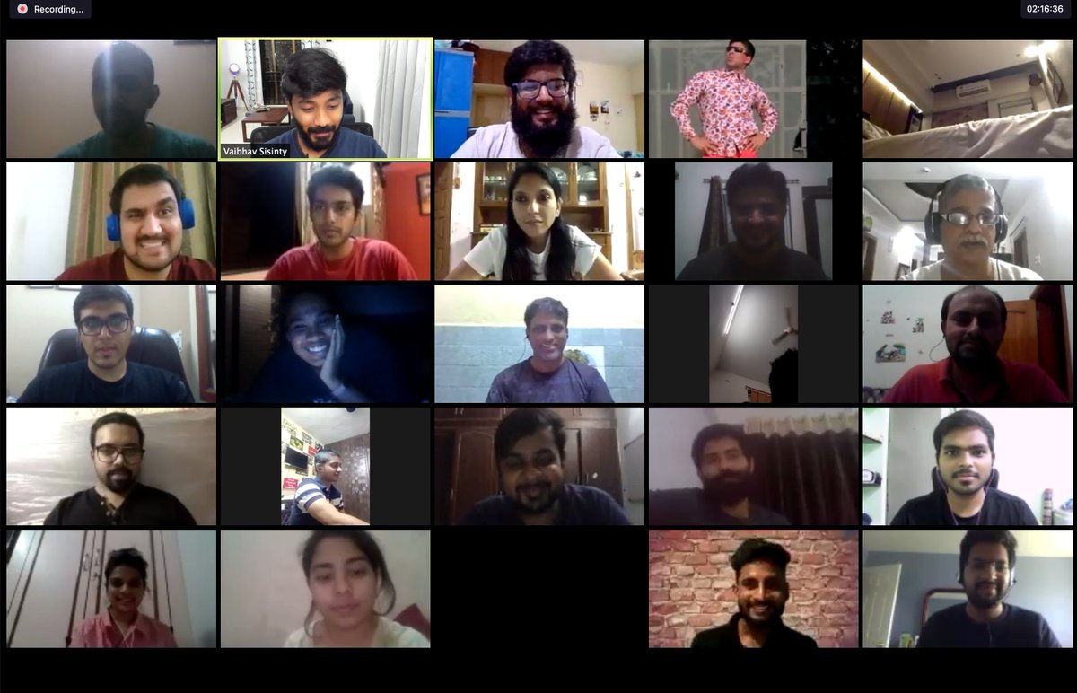 VaibhavSisinty's tweet image. Hey hey hey! And the batch 5 mega webinar is on..

Peaked to 680 people on a Zoom call

RT if you are attending :D

#VaibhavSisinty #LinkedIn5DayWorkshop #LinkedInBatch5