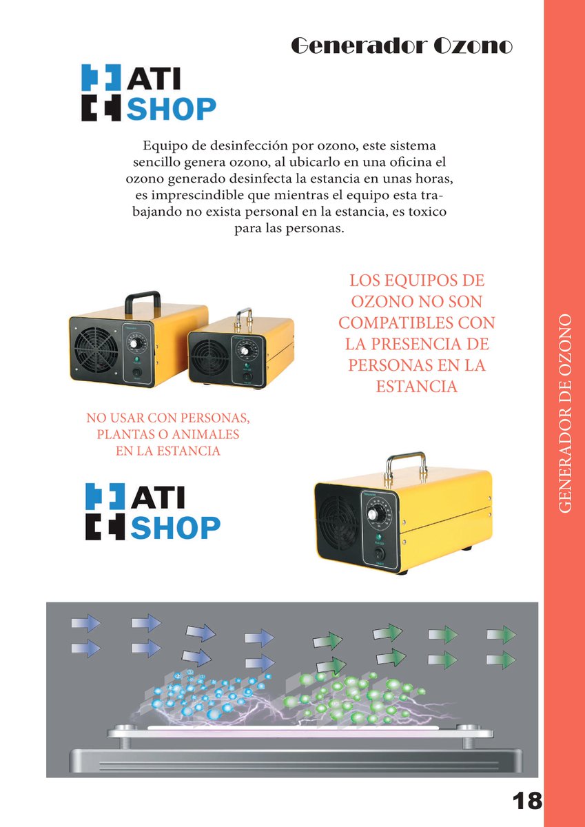 AtisystemShop's tweet image. Ozono 10 G. Maquina de desinfección por Ozono, permite la desinfección de las estancias, uso sencillo, se deben mantener los protocolos de seguridad, teniendo en cuenta que el ozono es perjudicial para la salut de las personas.