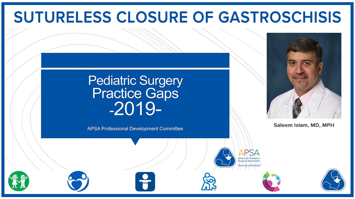StayCurrentMD's tweet photo. Sutureless closure of #Gastroschisis:
➡️Complications similar to standard repair
Hear more from the discussion led by @SaleemIslam 👉 https://t.co/H1aLQQqtxJ
#SoMe4PedSurg #StayCurrent2019 #Flashback #PracticeGap https://t.co/9T4m53kHCL
