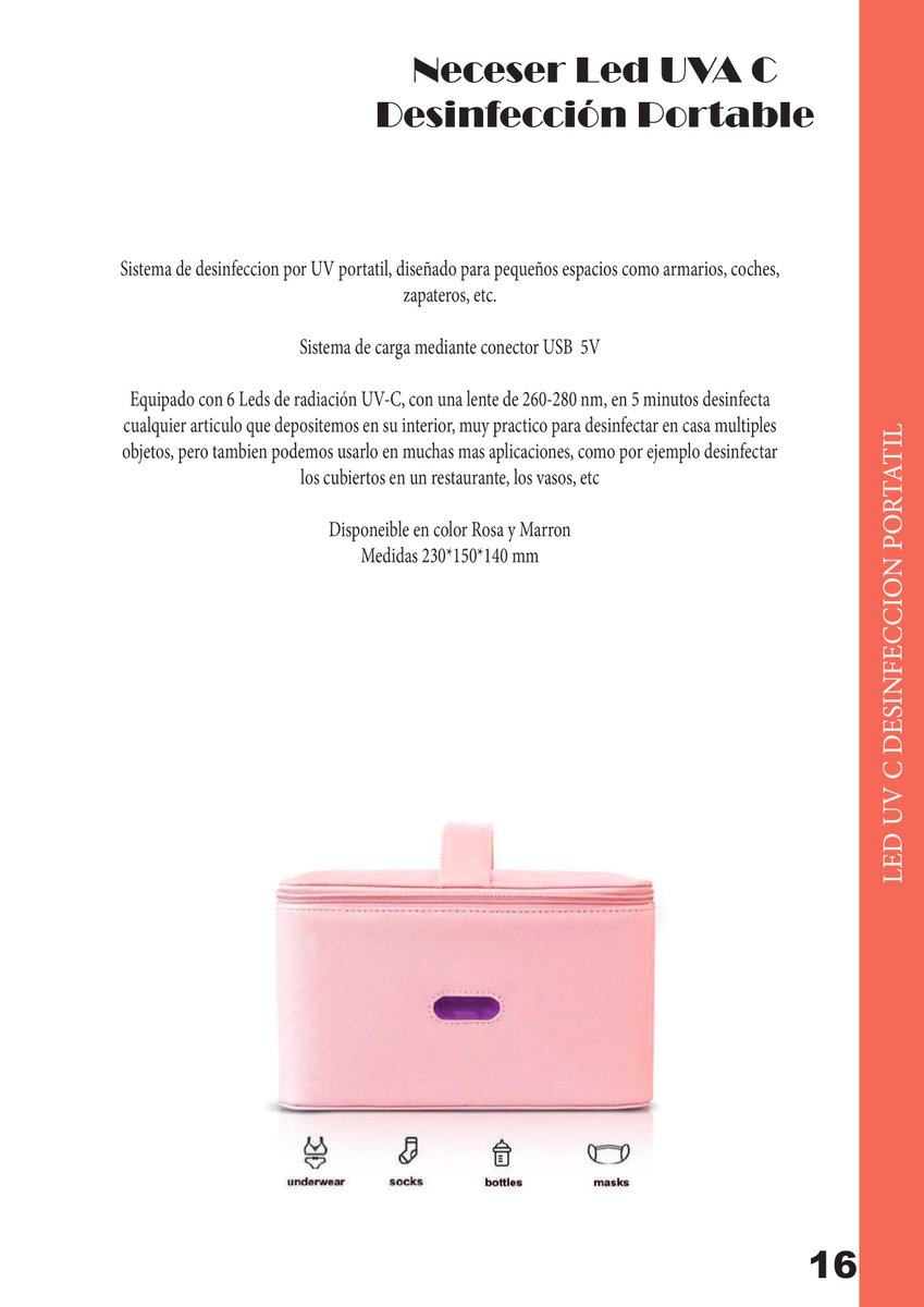 AtisystemShop's tweet image. Neceser para desinfectar UVC, tiene múltiples utilidades, desinfecta cualquier superficie, en 5 segundos, se introduce en el interior lo que deseamos desinfectar, un biberón, un chupete, unas tijeras o peines en una peluquería, sus aplicaciones son multiples.