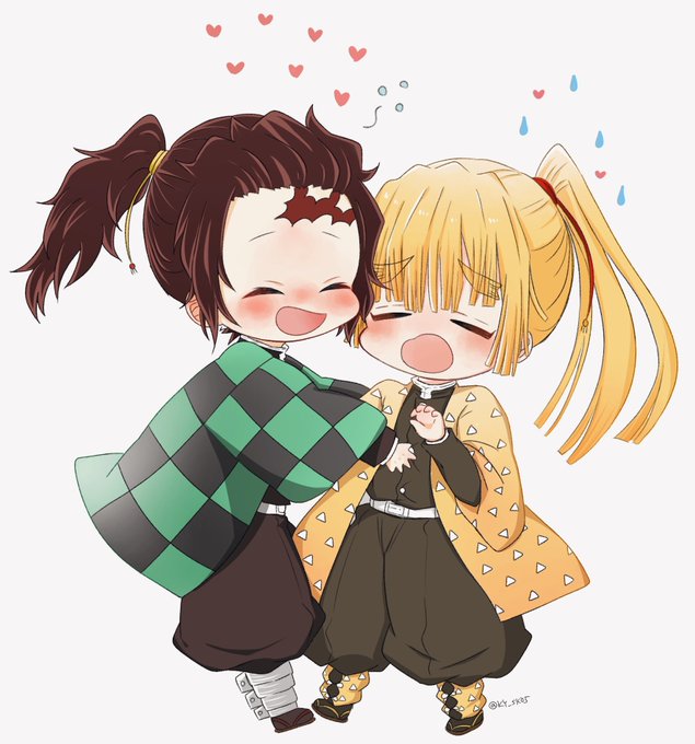 🌸ひま🌸さんがTwitterに投稿した竈門炭治郎(鬼滅の刃)のイラスト。