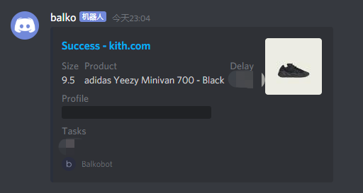 adidas Yeezy Boost 700 MNVN Triple Black
3 checkouts

group:@Bashgang__ <a href="/SkrNotify/">SkrNotify</a>
bot:<a href="/balkobot/">balkobot</a> @cyberaiosuccess 
proxies:@BashProxies <a href="/bears_boonie/">BoonieBears</a> <a href="/Godfather9_/">Niu奶🧼</a>
<a href="/TheResiGame/">RESIGAME</a> <a href="/RedDirtProxies/">RedDirtProxies</a> <a href="/BlankProxies/">Blank Proxies</a>
 
Thank you my best friends:
<a href="/4593io/">4593</a> <a href="/CHENZHUOLE666/">1430</a> <a href="/FF6085/">6085</a>