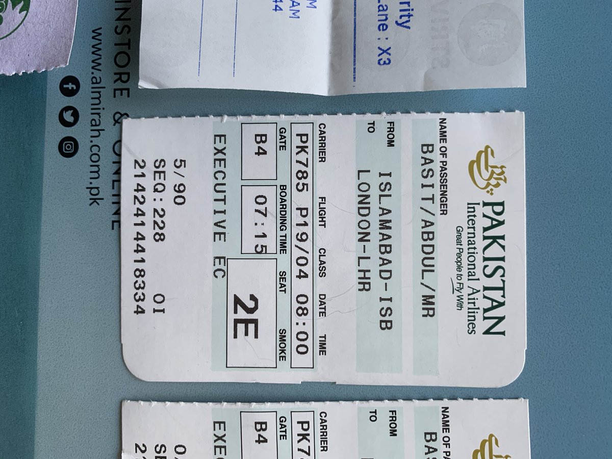 @Sumairawn I have been travelling UK to Pakistan for over 45 years almost once a year every year by PIA. PIA pilots are the BEST.  PIA needs improvement in customer service. Dear PIA, if you provide better customer service, you get more customers. @Official_PIA