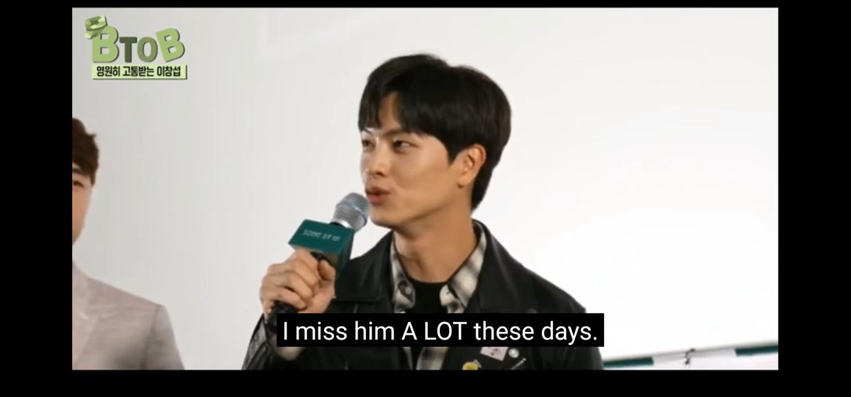 Sungjae was asked during his Some By Mi event: when do you miss Changsub the most?And he had a very honest answer.