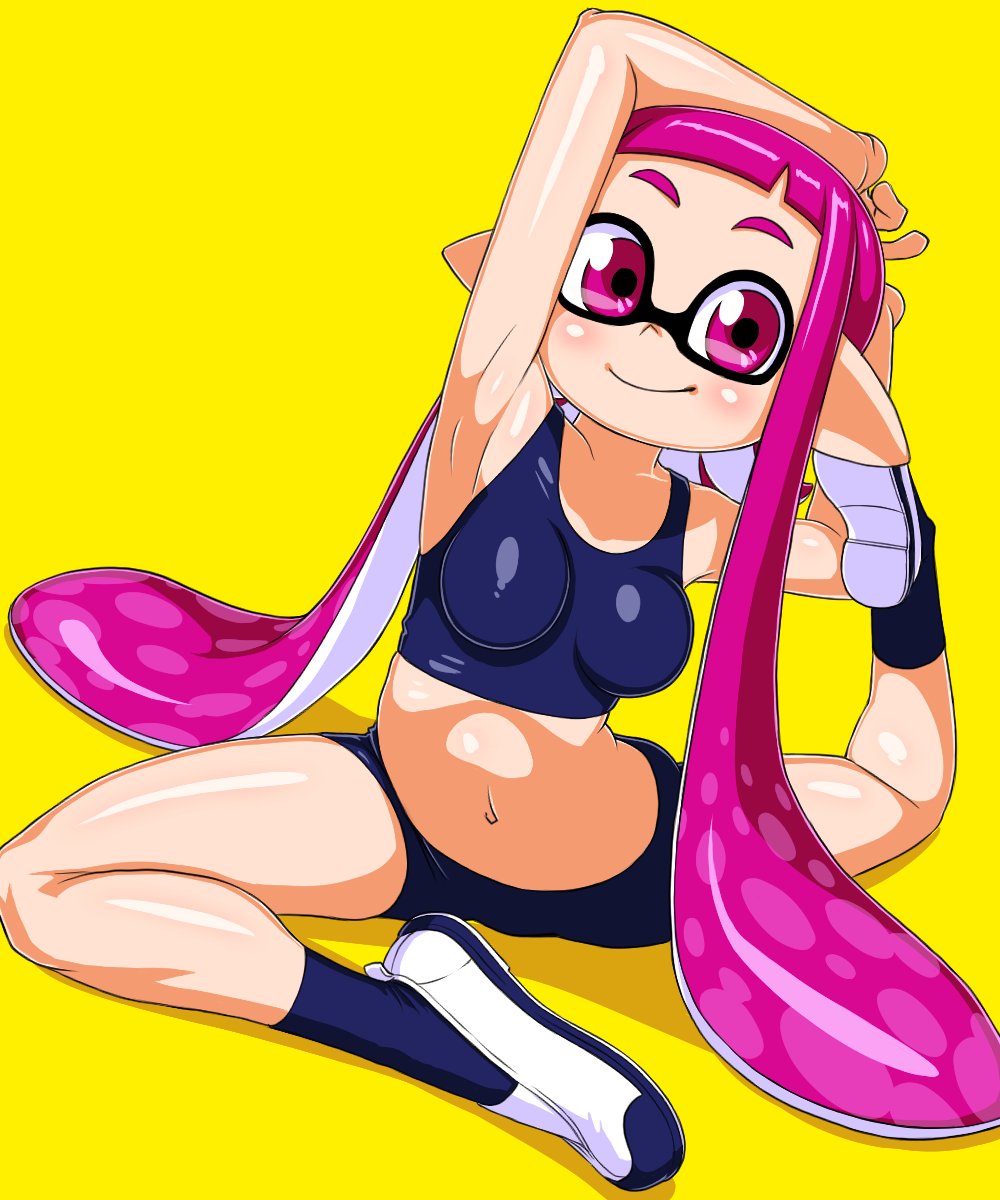 鳩のポーズ⋯を目指して描きました。頑張ったんです⋯ 