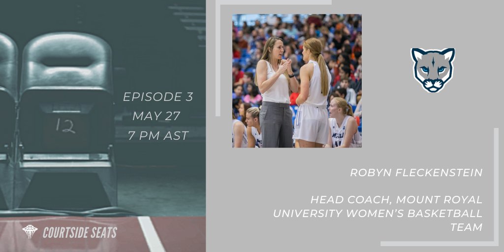 Join us for BNS Courtside Seats Episode 3!🙌

Wed May 27 - 7pm AST 

3⃣of3⃣panelists

Head Coach,
<a href="/MRUCougars/">Mount Royal Cougars</a> 

:
Robyn Fleckenstein

  Register and info here ➡️basketballnovascotia.com/news.php?news_…