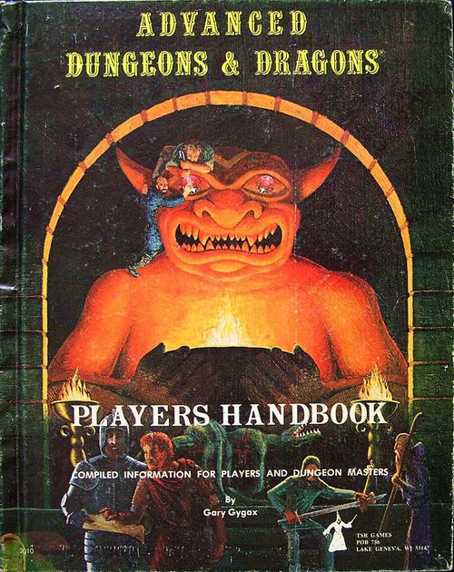 The editor of Dragon reported that royalty checks sent to Tramp were returned, unopened. (David had done work for TSR for years, including this clascic cover for the Advanced Dungeons and Dragons Players Handbook.)