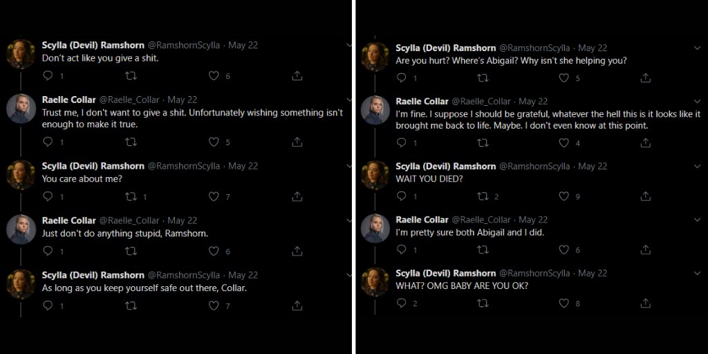 FortSalemVoice's tweet photo. Some action among the RP accounts... Might they be planning their own storyline for the hiatus? 
#MotherlandFortSalem 

xoxo 
Salem Voice https://t.co/C0MyyR6Hsi